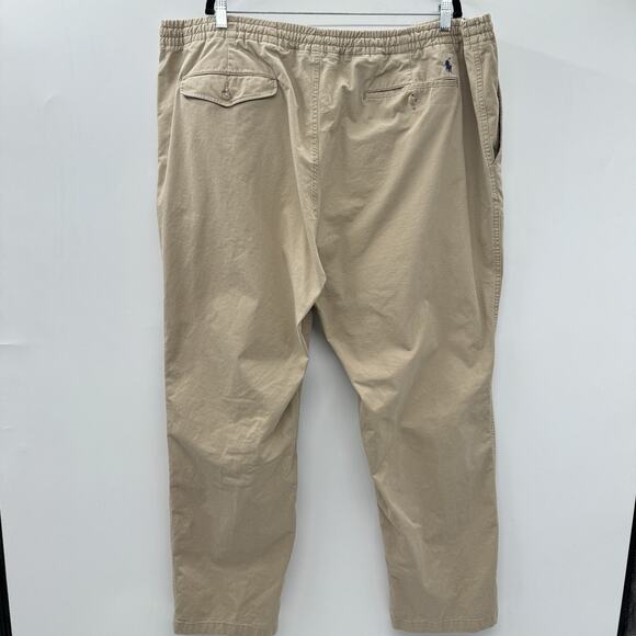 POLO Ralph Lauren Men's Stretch Classic Fit Chino Pants 3XLT Khaki Drawcord - Picture 2 of 14